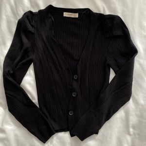 SALE | Stradivarius puff shoulder cardigan